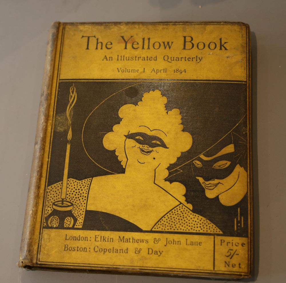 Beardsley, Aubrey (et al) - The Yellow Book, Vols 1-4, 6 and 8-13, 11 vols (of 13), 8vo, Yellow - The Yellow Book: An Illustrated Quart